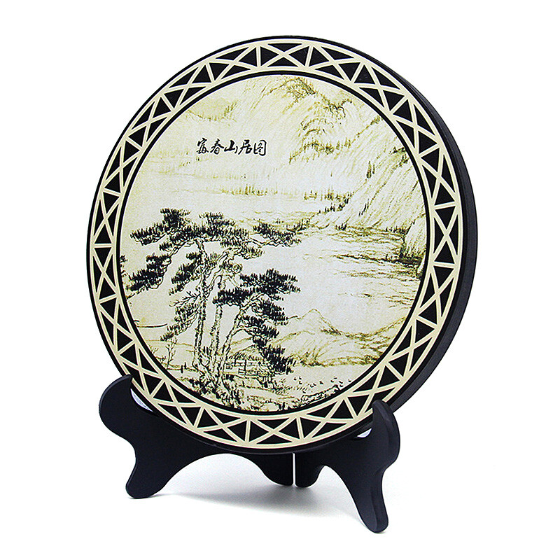 德寶城炭雕擺件 富春山居圖，藝術與環保的完美交融